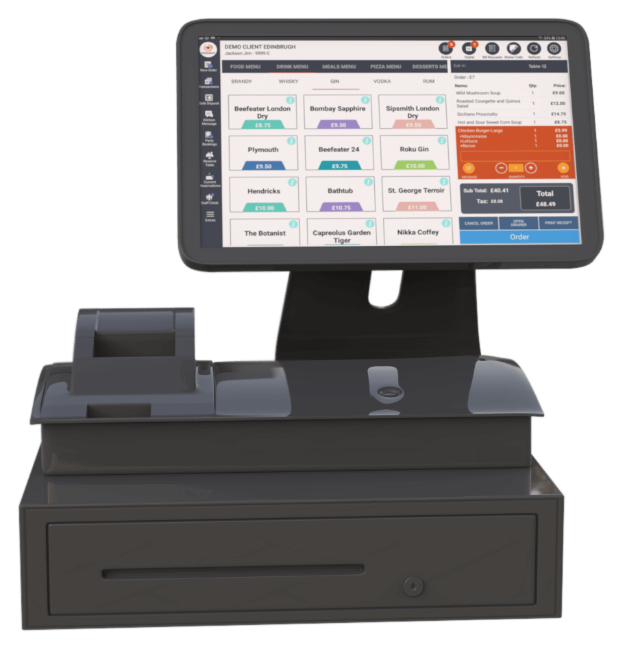 All In One Epos Systems For Hospitality Touch Screen Epos Epos Hybrid